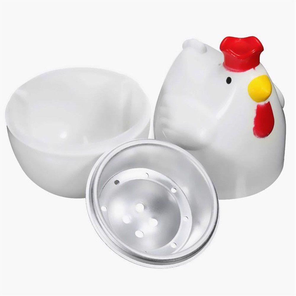 Dụng Cụ Luộc Trứng Bằng Nhựa Trong Lò Vi Sóng