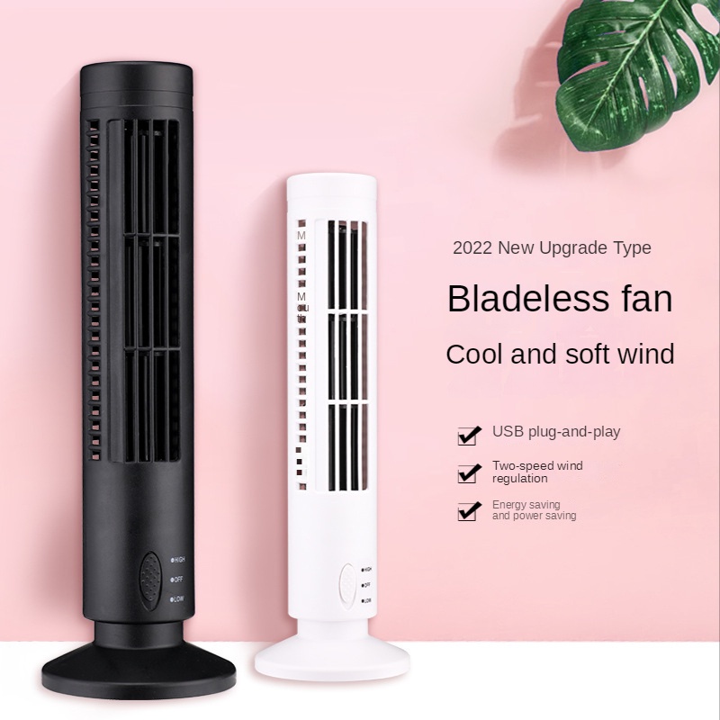 Quạt Điện usb Mini Không Cánh Dạng Tháp Đứng Chất Lượng Cao