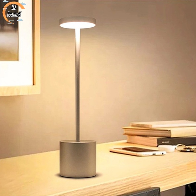 Đèn Led Để Bàn Không Dây Sạc Pin Ba Bước Nhỏ Gọn