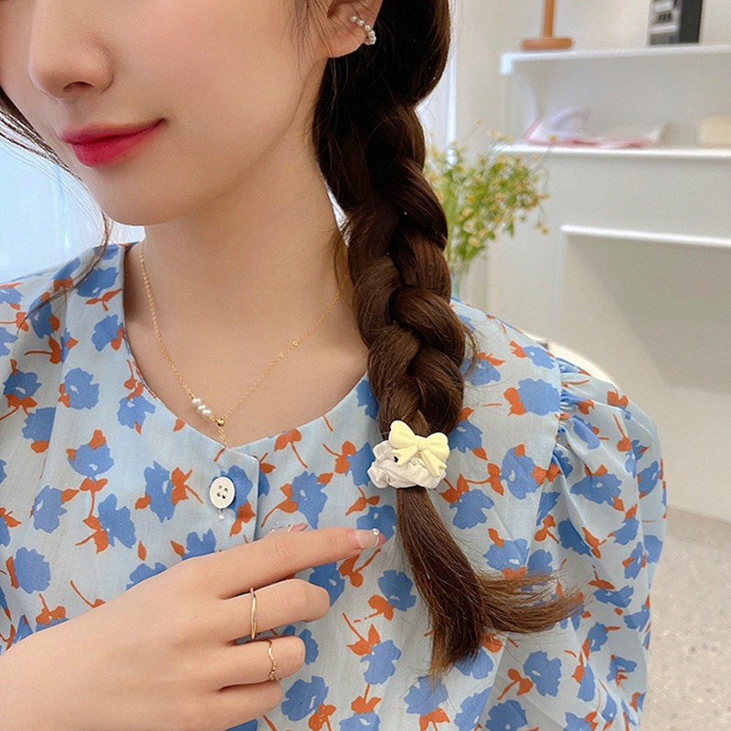 Dây Cột Tóc Co Giãn Màu Sắc Ngọt Ngào Thời Trang Cho Nữ