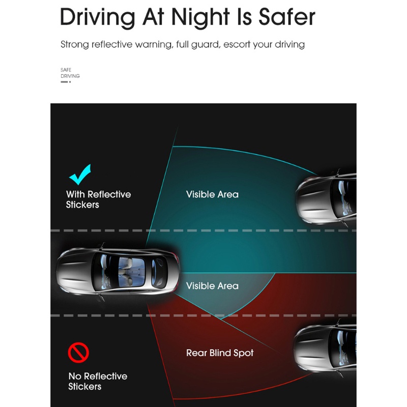 Miếng Dán Phản Quang Cảnh Báo Cho Xe Tải / Xe Moóc Kích Thước 300X5