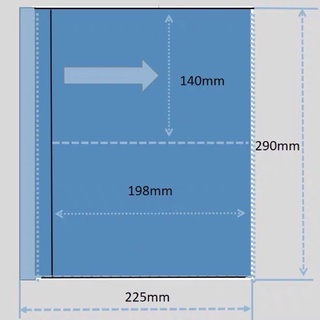 bộ 6 tờ sheet A4 2 ô, 12 ô đựng ảnh, sticker sẵn lỗ
