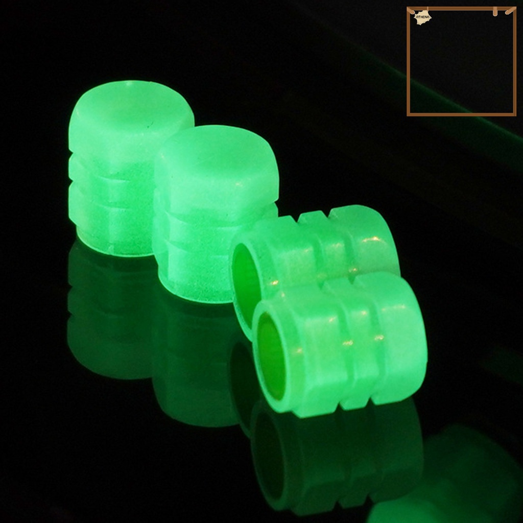 Bộ 4 Nắp Van Bánh Xe Hơi Bằng abs Chống Bụi
