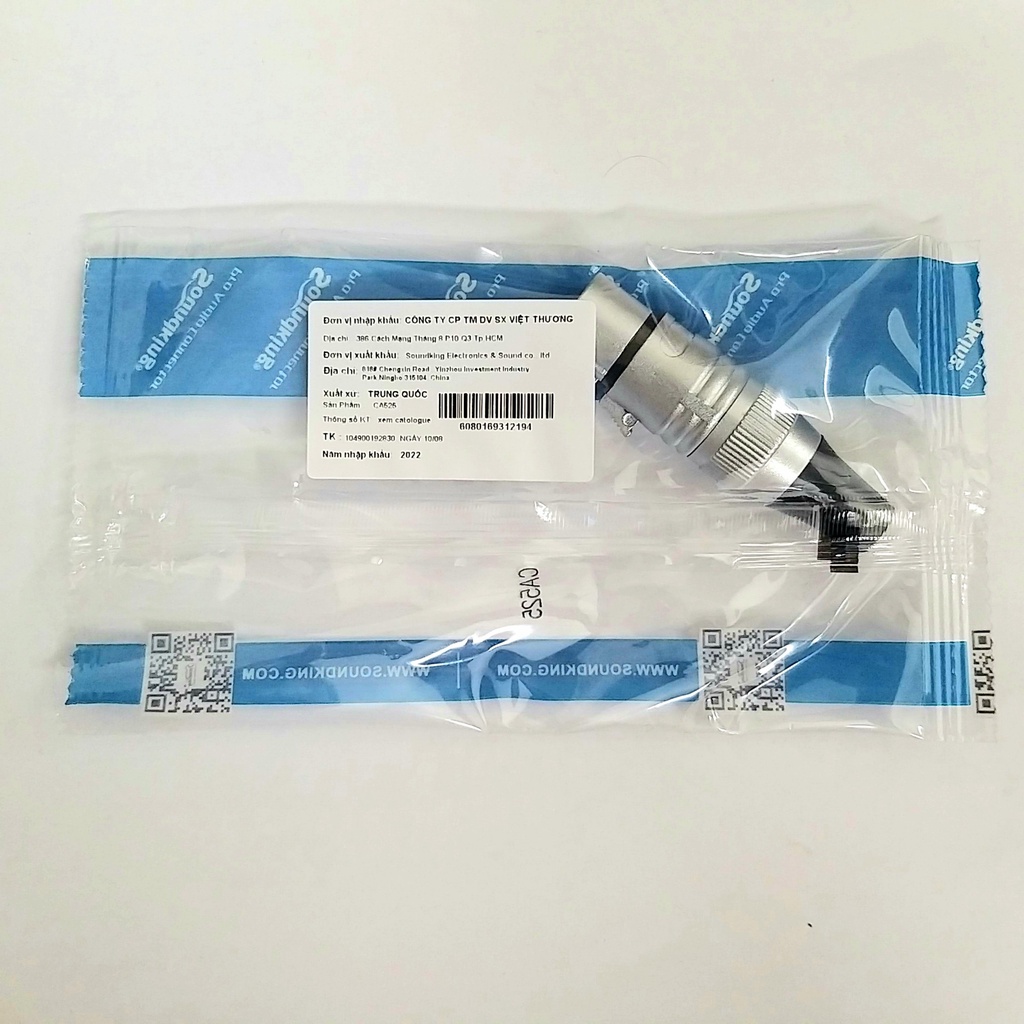 [Chính Hãng] Jack Canon Đực &amp; Cái Soundking CA-526 &amp; CA-525
