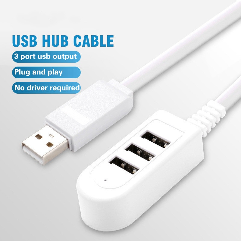 Bộ chia 3 cổng USB ANKNDO 3 trong 1 tốc độ cao cho laptop PC
