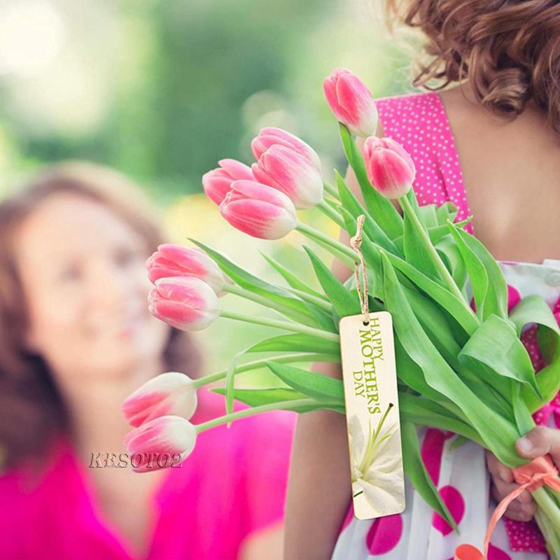 Set 2 / 36 Thẻ Gỗ Hình Chữ Nhật Đánh Dấu Trang Sách Tiện Dụng