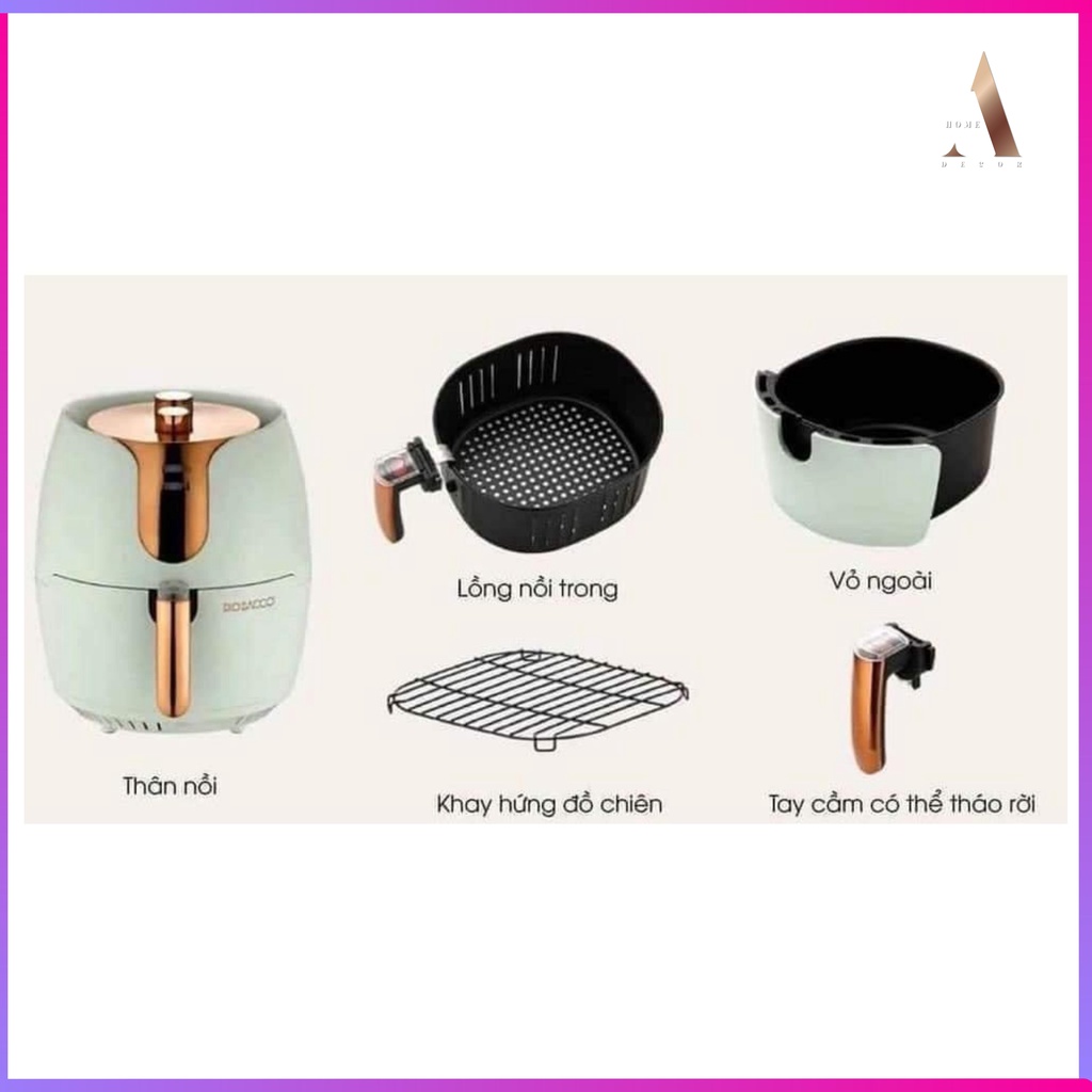 Nữ hoàng nồi chiên không dầu P Home - 8,2 lít - Bảo hành 12 tháng - 1 đổi 1 - HomeArt KitchenLovers