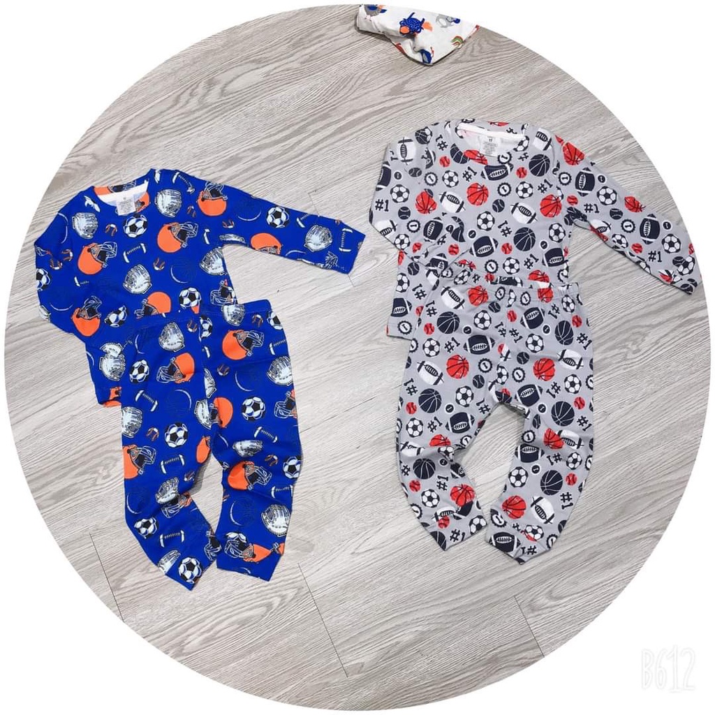 Xả kho - Bộ quần áo dài tay bozip Carter cho bé 1-5t