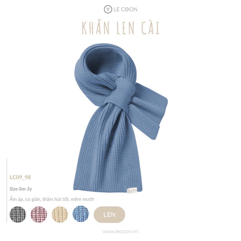 Le coon - Khăn len cài LC0998