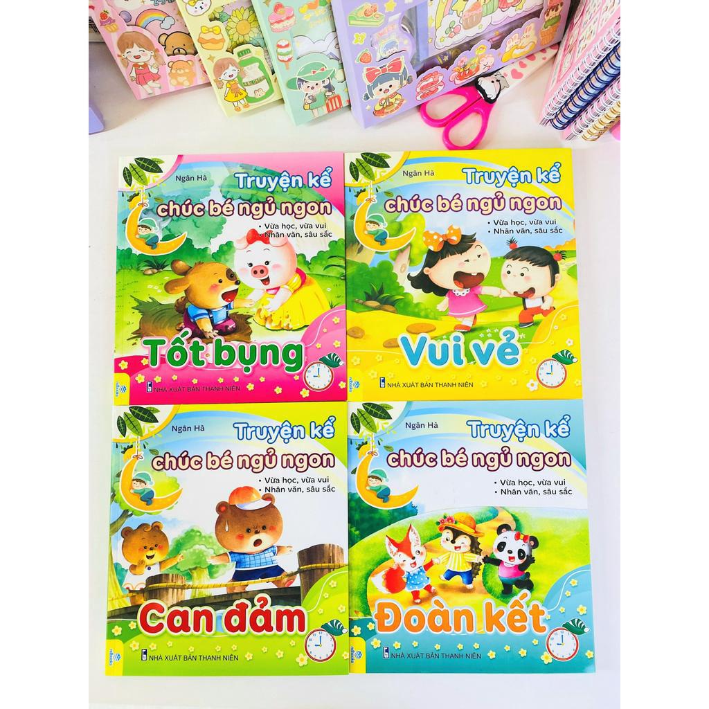 Sách - Combo 4 cuốn Truyện Kể Chúc Bé Ngủ Ngon - Ndbooks