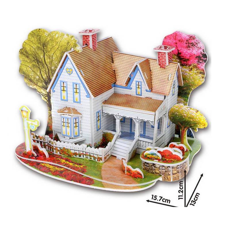 Bộ đồ chơi lâu đài EVA 3D dễ thương cho bé
