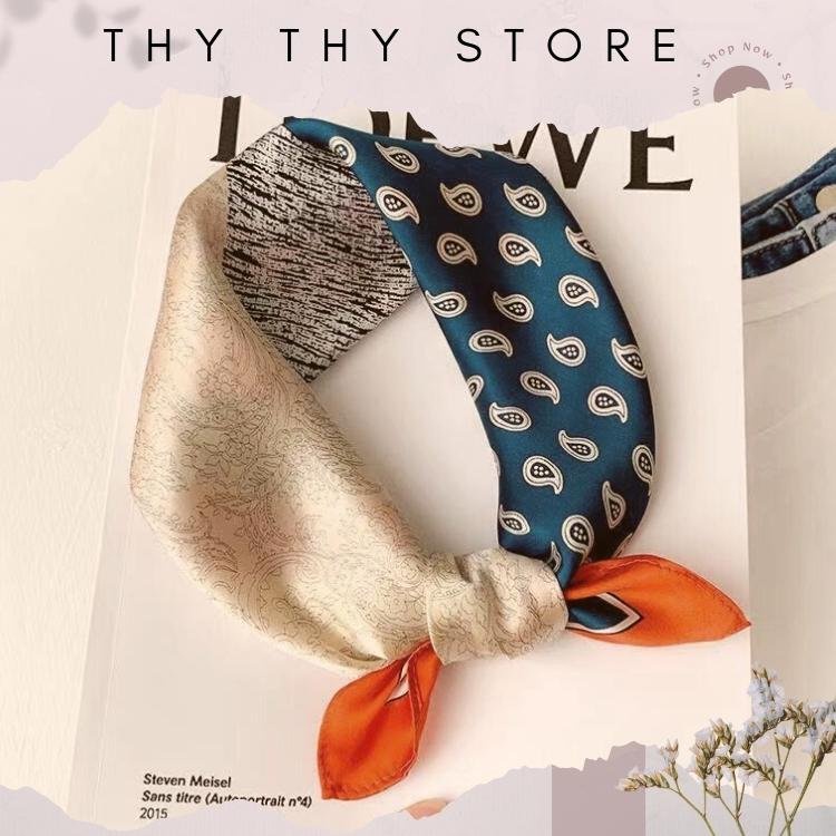 KHĂN HOẠ TIẾT CAM Ô THỜI TRANG TINH TẾ PHỐI ĐƯỢC NHIỀU KIỂU đẹp