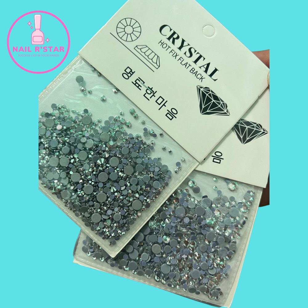 Đá Chân Bằng Trang Trí Móng - set 1200 viên/bịch cao cấp chuyên dụng cho ngành nail NAIL R’STAR