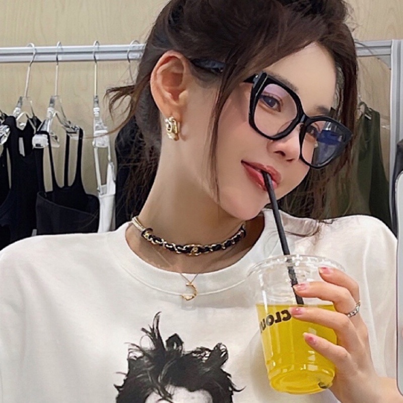 (JIUERBA) Kính Mát Mắt Mèo Chống Ánh Sáng Xanh Thiết Kế Thời Trang Phương Tây Cao Cấp