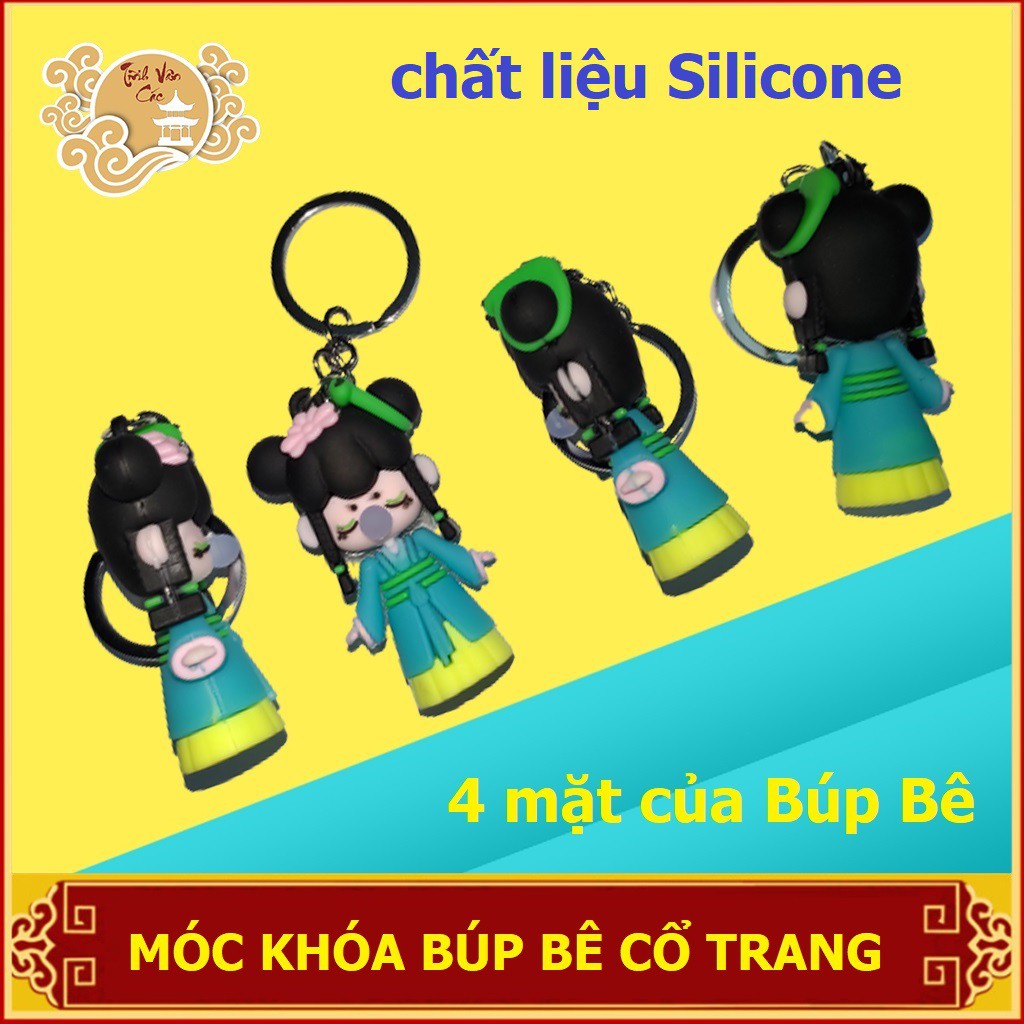 Móc chìa khóa búp bê tiểu thư cổ trang Tĩnh Vân Các