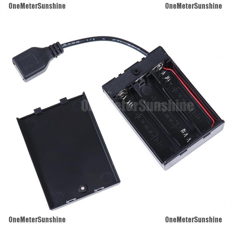 Bộ Hộp Pin 3 Pin Có Cổng Usb Cho Khối Đèn Led | BigBuy360 - bigbuy360.vn