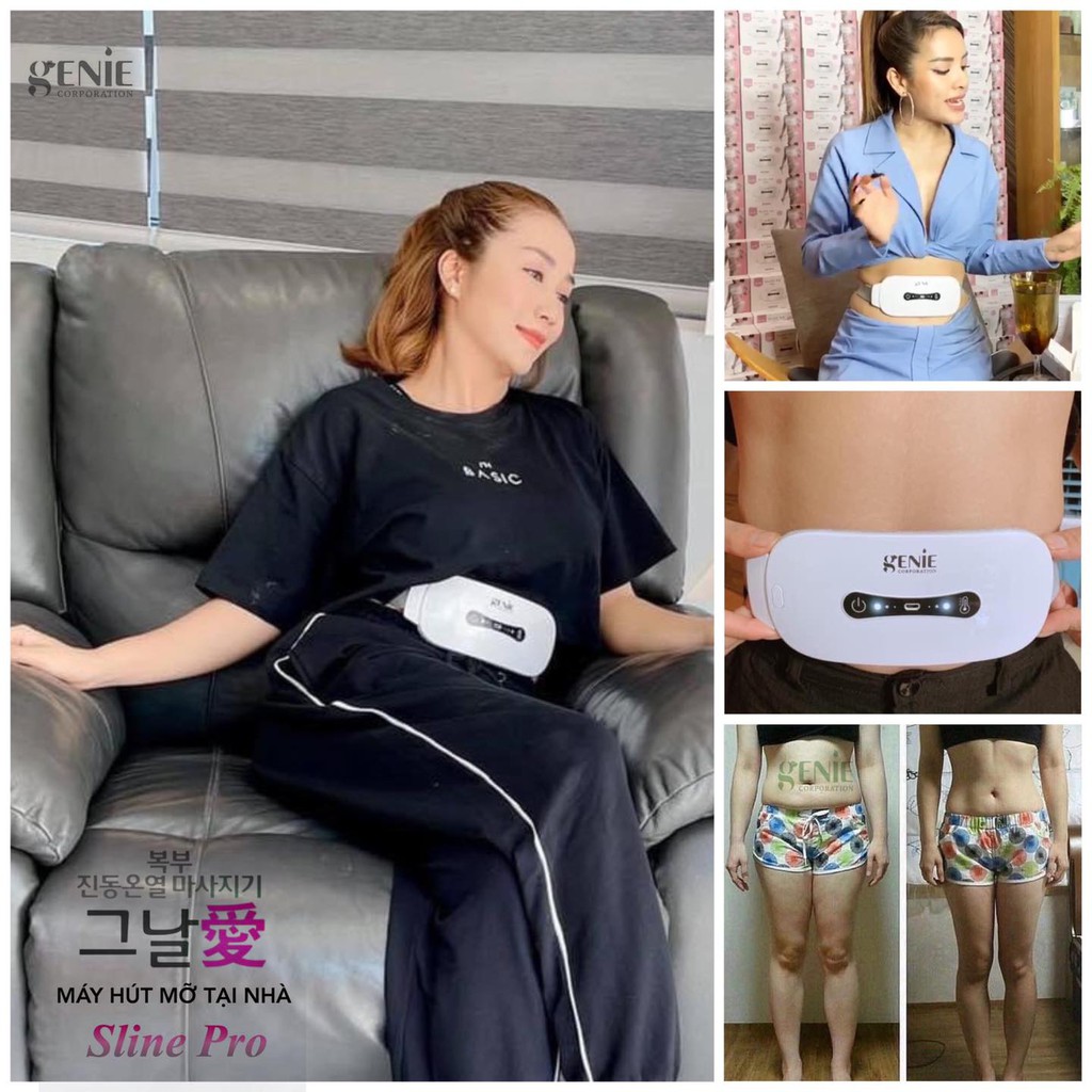 MÁY MASSAGE BỤNG HÚT MỠ TẠI NHÀ SLINE PRO GENIE