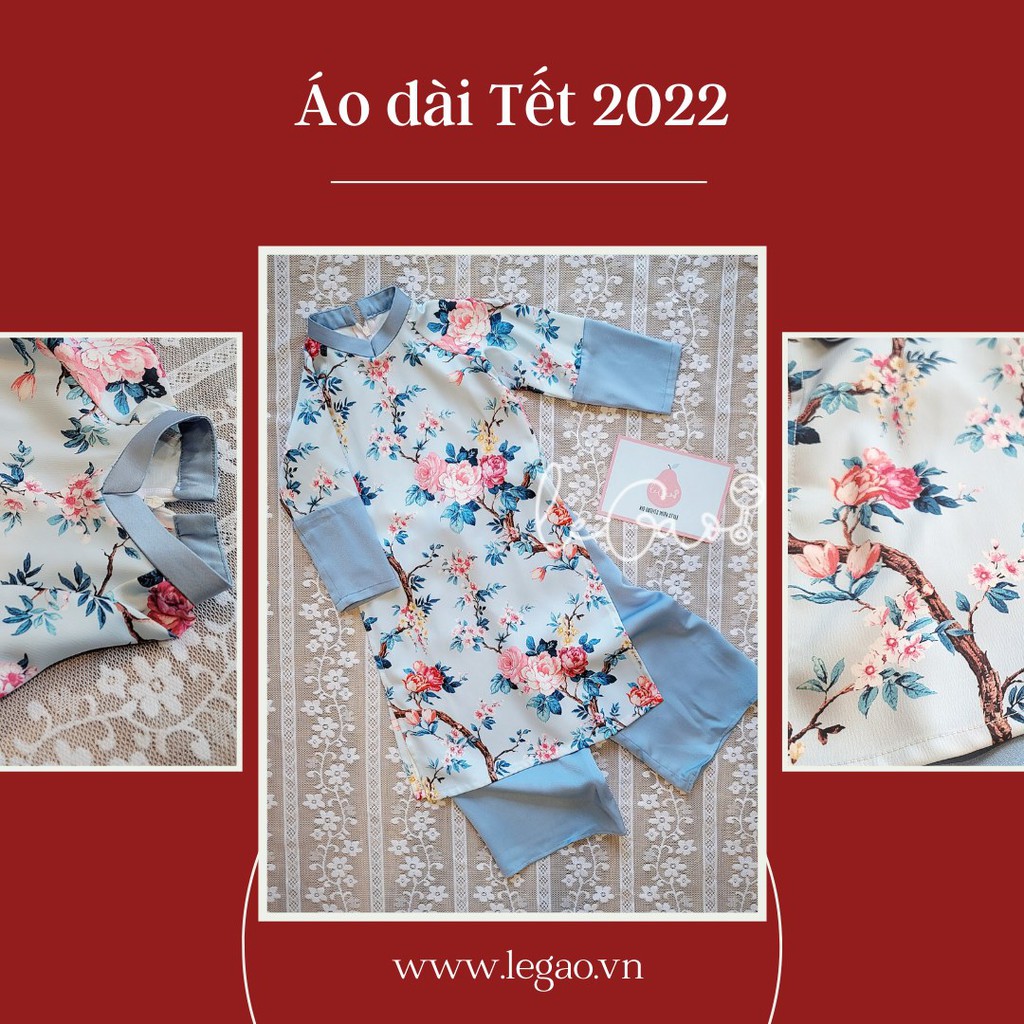 Set Áo dài Mận tết Baby