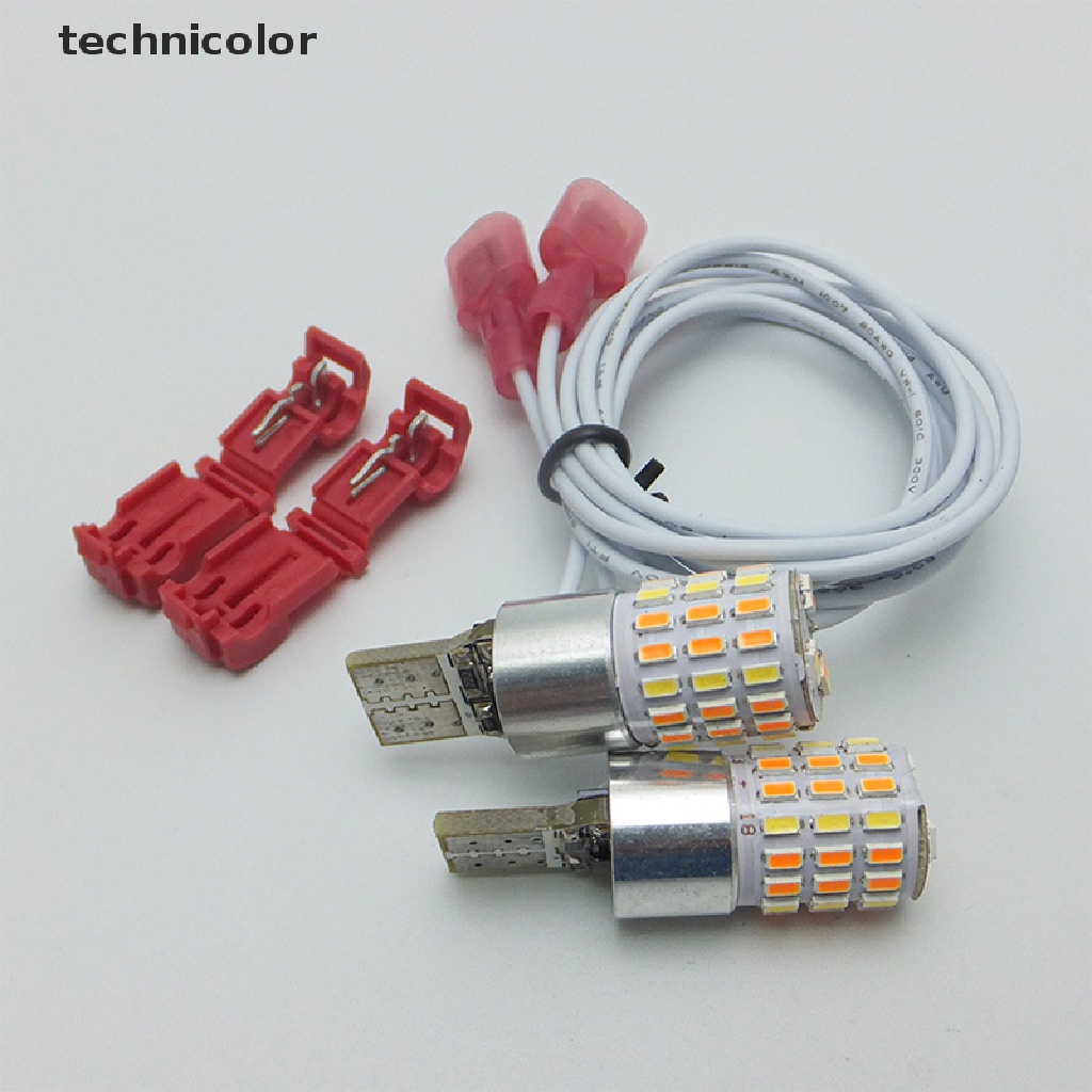 Đèn LED Tín Hiệu T10 Hai Chế Độ Màu Sắc Hổ Phách Dành Cho Ô Tô Xe Máy