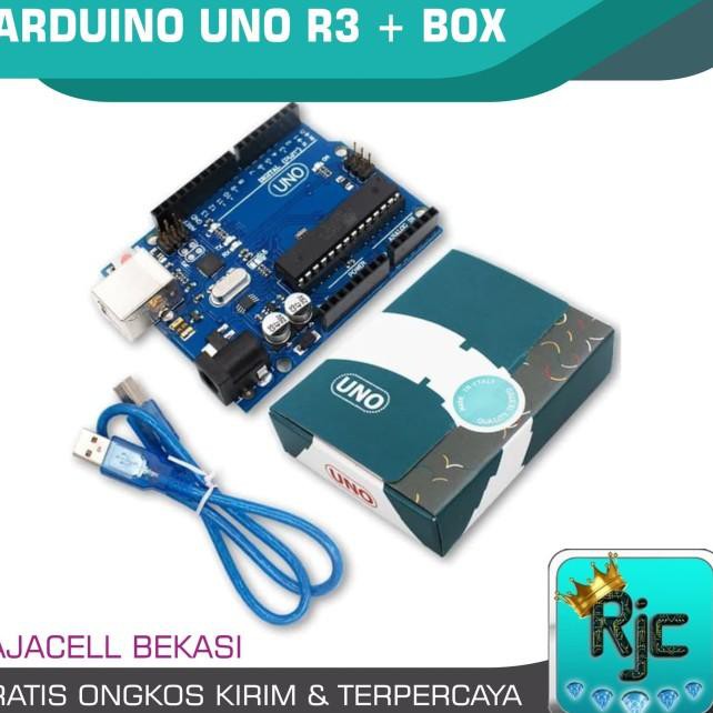 Bộ Dây Cáp Dữ Liệu + Hộp Đựng Dành Cho Arduino Uno R3 Dip Atmega328