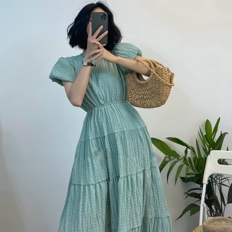 ĐẦM NHÚN XỐP TAY BỒNG