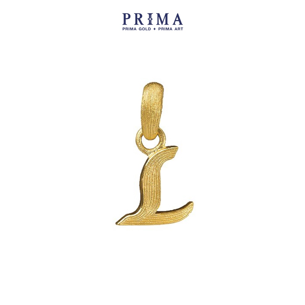 PRIMA Mặt Dây Chuyền Vàng 24K - BST Alphabet - Chữ L - 111P0734
