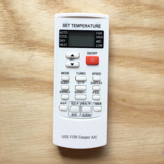 Remote máy lạnh Casper [TẶNG KÈM PIN] Khiển remote điều hoà máy lạnh Casper