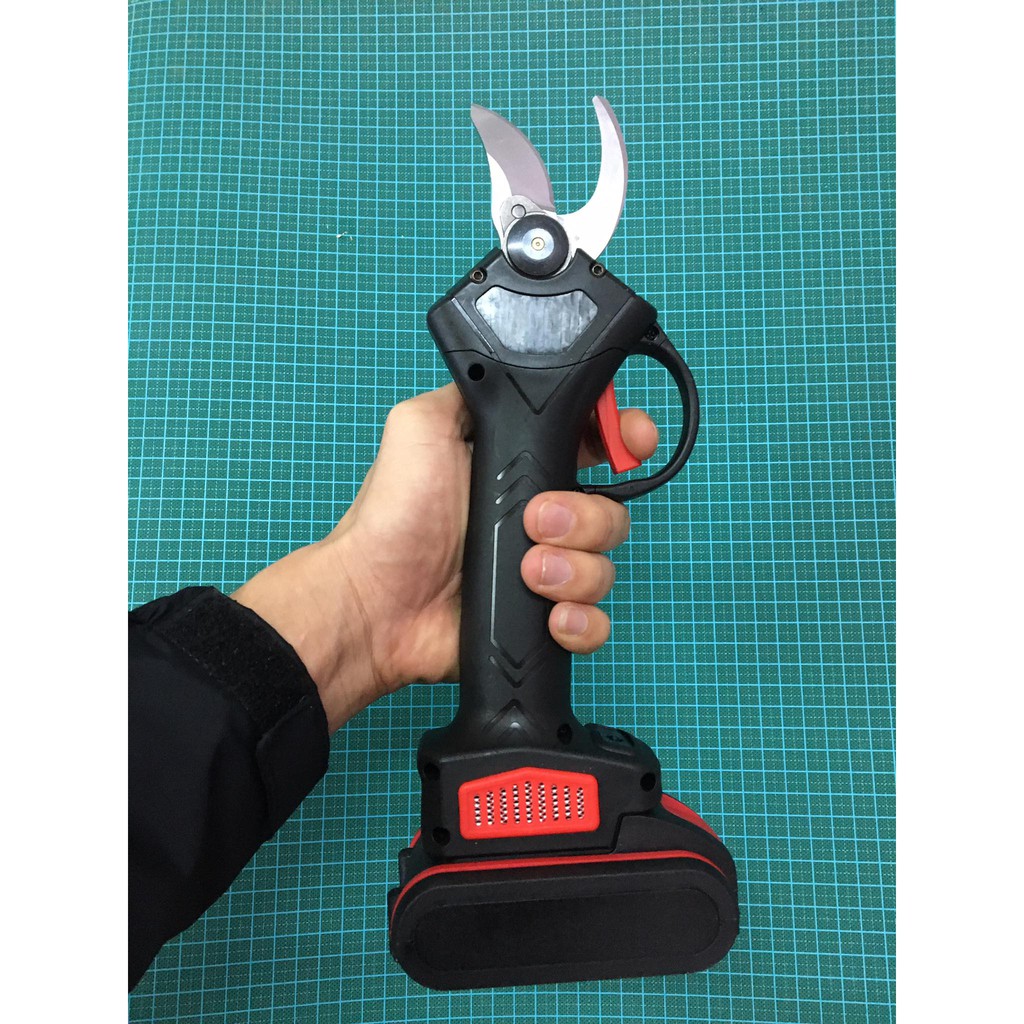 Máy cắt tỉa cành, kéo cắt cây gỗ điện dùng chạy pin sạc, động cơ không chổi than siêu khỏe cho nghề làm vườn cây cảnh