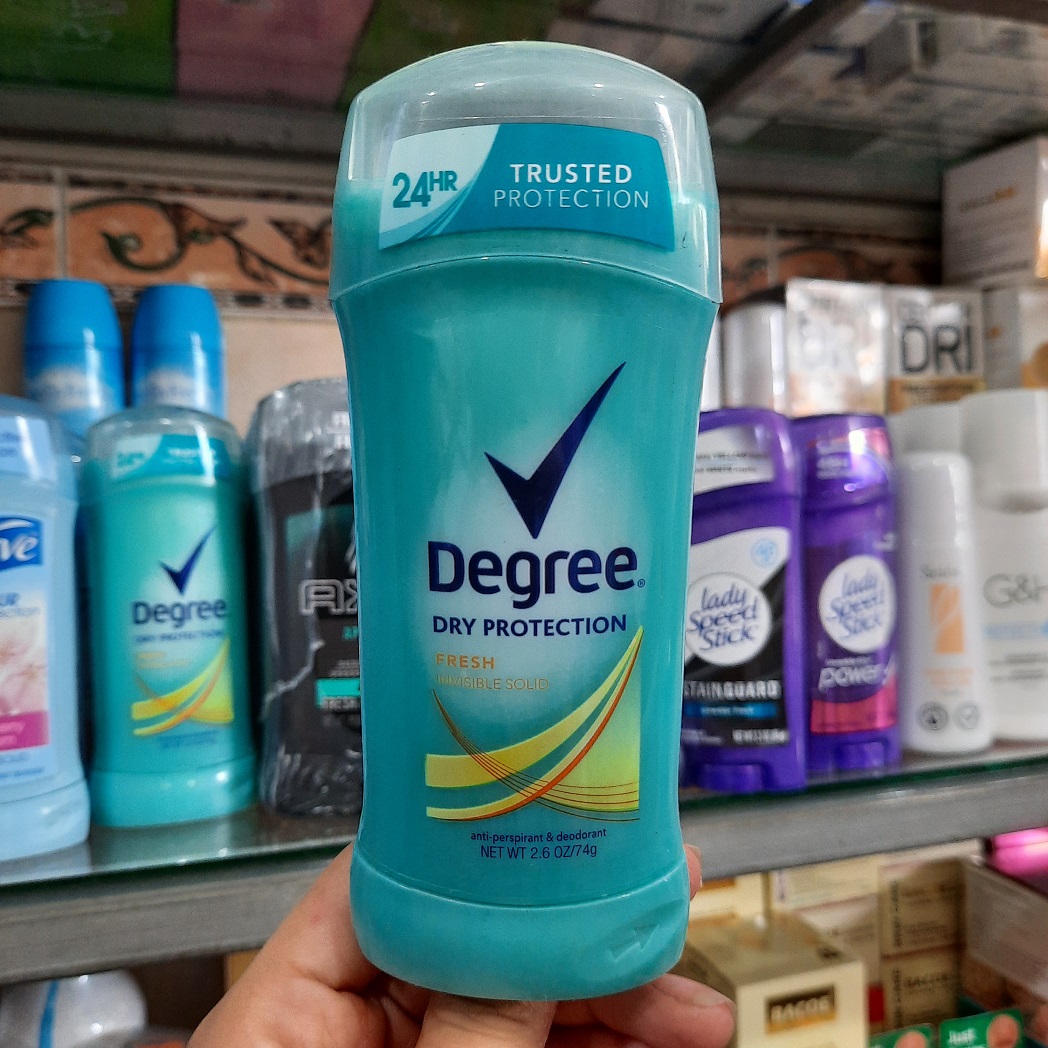 Lăn sáp khử mùi Khô thoáng DEGREE DRY PROTECTION Nữ 74g