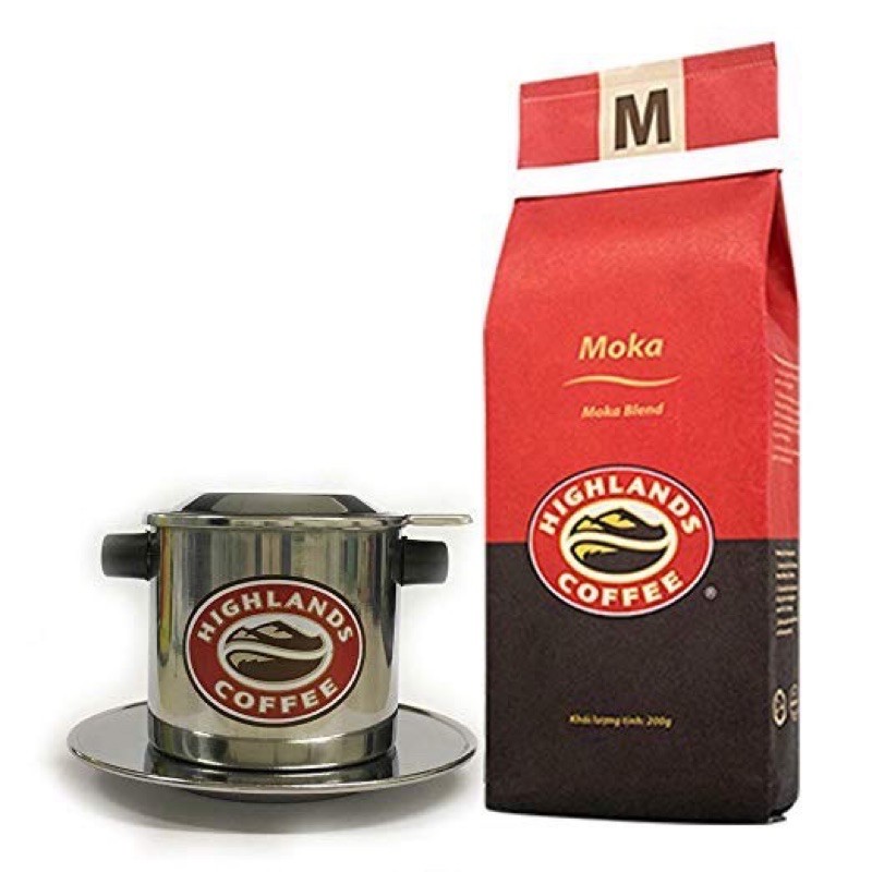 (có sẵn) cà phê rang xay highland coffee Moka / Culi 200g | BigBuy360 - bigbuy360.vn