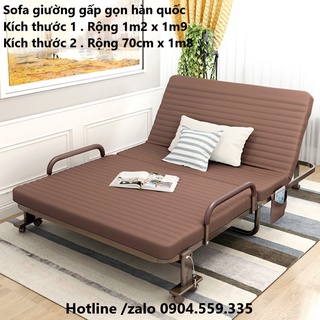 Giường sofa gấp gọn cao cấp - giường xếp thông minh phong cách hàn quốc