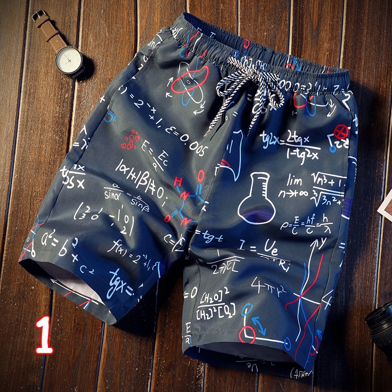 Quần Short Đi Biển Mau Khô In Họa Tiết Thời Trang Cho Nam | BigBuy360 - bigbuy360.vn