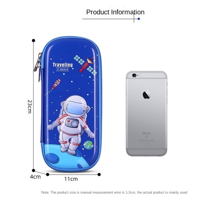 Hộp đựng bút cỡ lớn nhiều ngăn họa tiết hoạt hình dễ thương cho nam và nữ