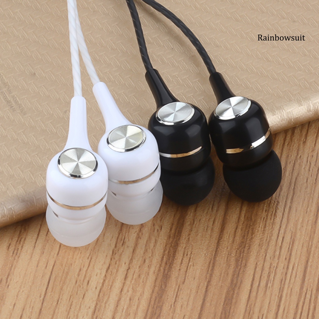 RB- S12 Universal 3.5mm Earphone Wired Earbuds with Mic for Phone