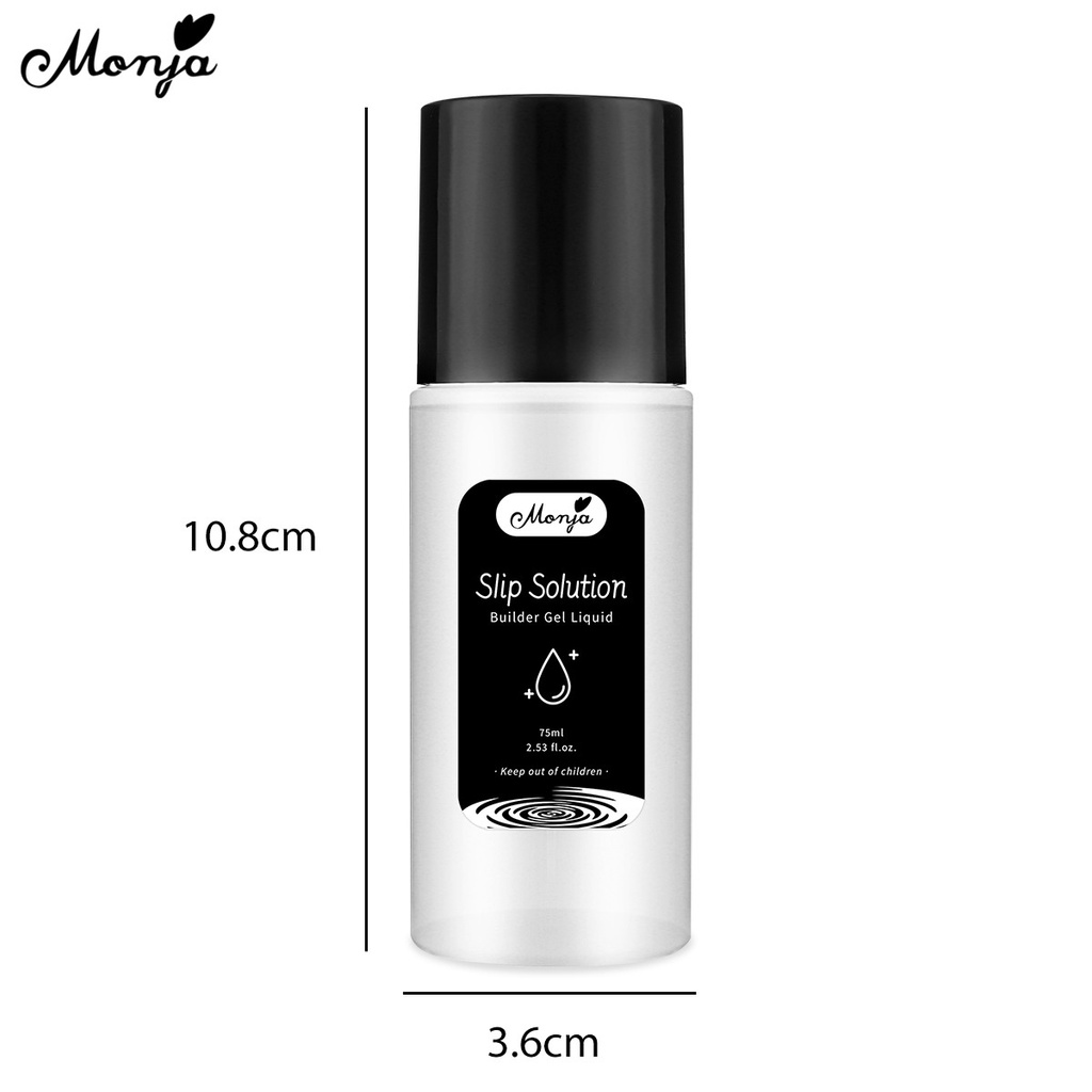 Dung dịch phủ móng Monja 75ml dùng đắp móng nghệ thuật cao cấp DIY