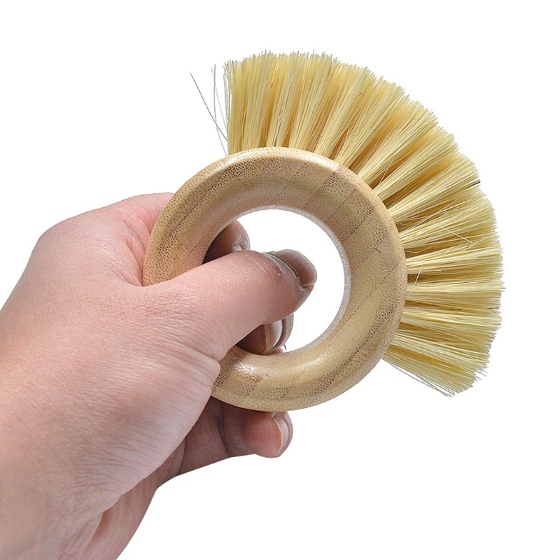 Cọ Vệ Sinh Chén Dĩa Bằng Gỗ Tiện Dụng Cho Nhà Bếp