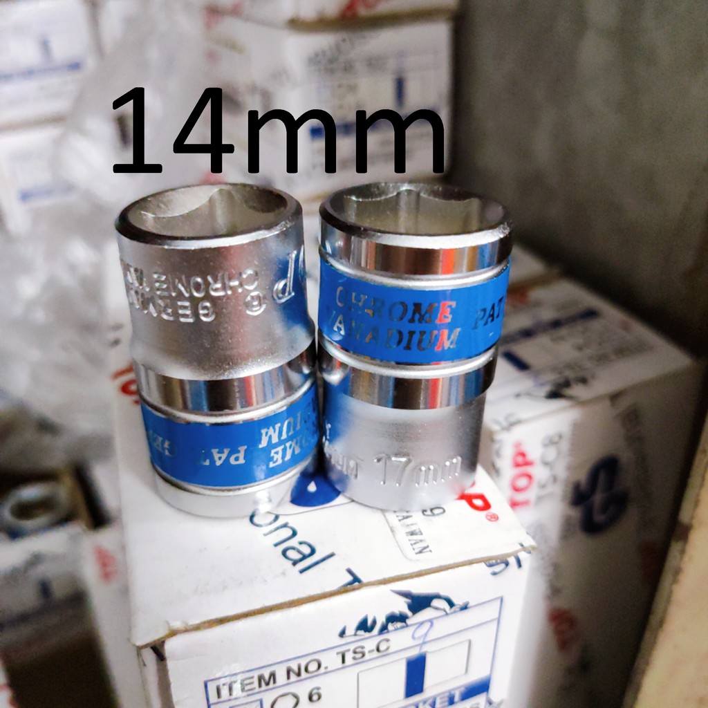 Khẩu / tuýp 8-32 mm TOP chính hãng, size 1/2 phổ thông, Cty TM&XNK TOP Việt Nam