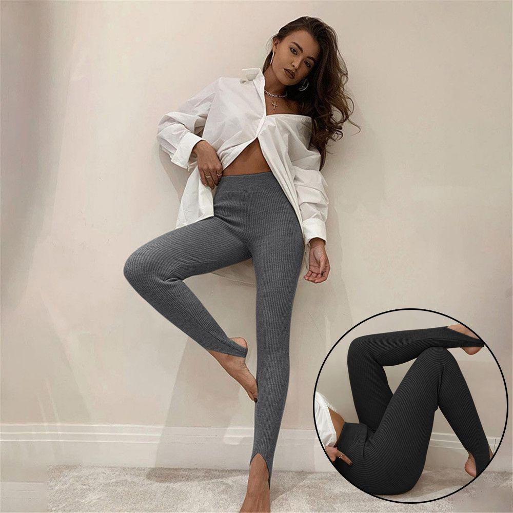 Quần Legging Lưng Cao Dáng Ôm Thời Trang Thu Đông Cho Nữ