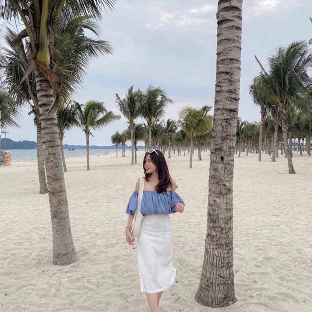 Set Áo rớt vai + Chân váy