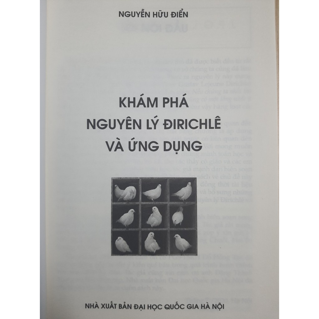 Sách - Khám phá Nguyên lý Đirichle và Ứng dụng