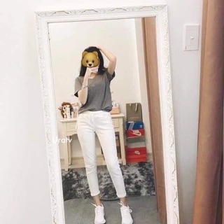 QUẦN BAGGY CẠP CHUN ĐEN TRẮNG