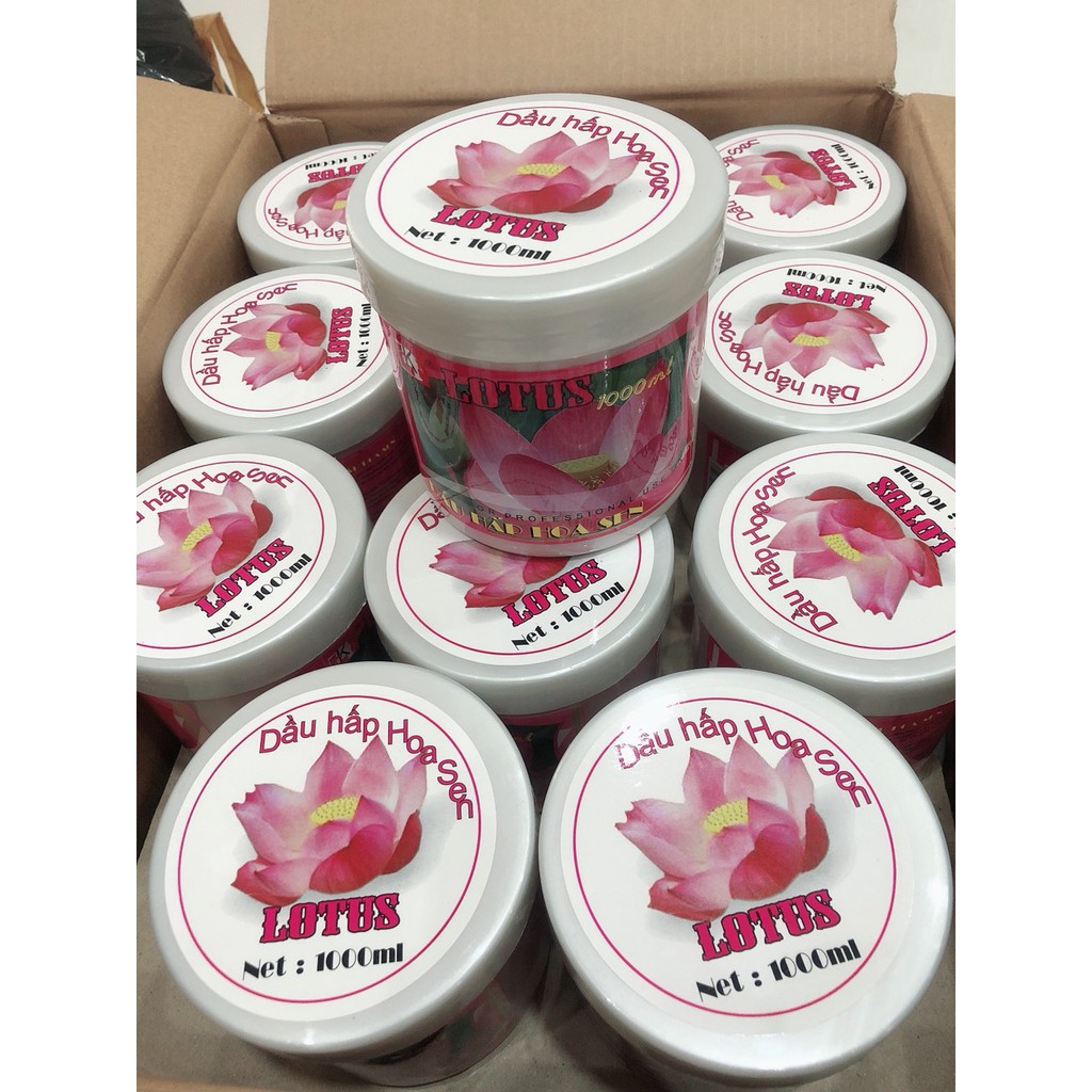 Dầu hấp dưỡng tóc Hoa Sen 500ml - 1000ml ( Lotus Repair Hair Treatment )