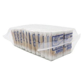 [NaKHa] Hộp 60 tăm bông y tế thân gỗ đa dụng