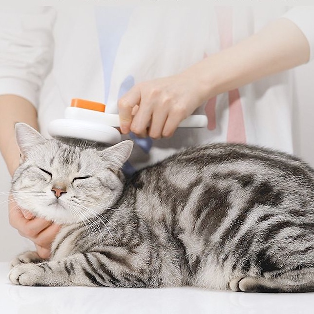 [Mã PET50 giảm 10% - tối đa 50K đơn 250K] Bàn lược chải lông chó mèo Petkit- Pet Brush