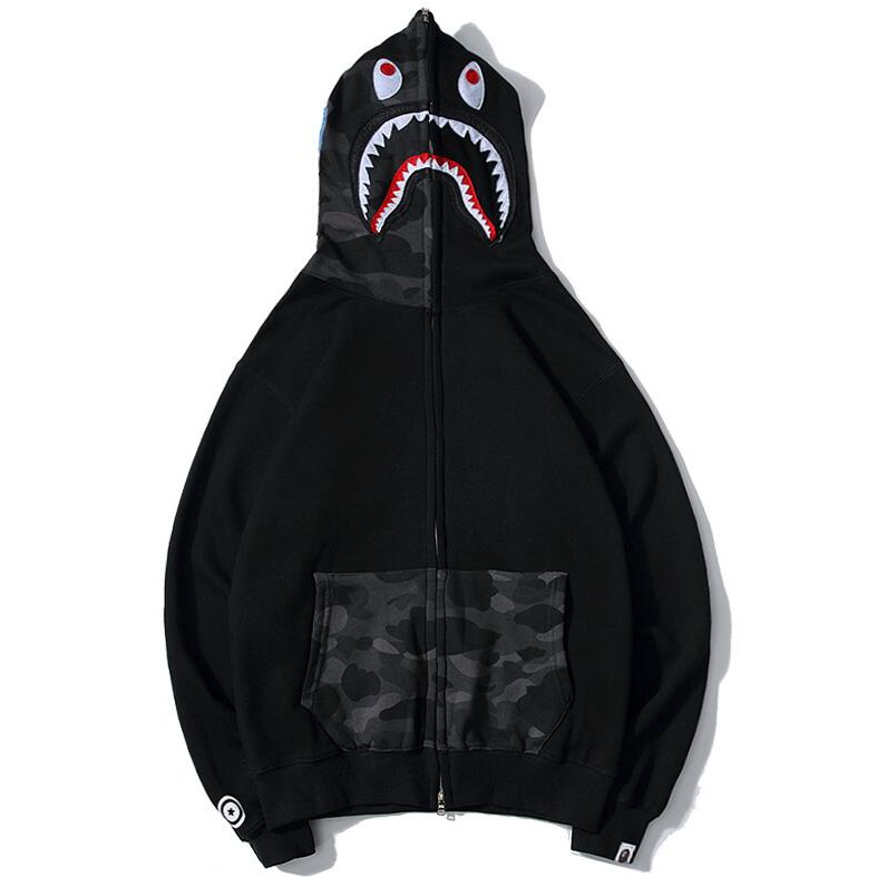 BAPE Áo Hoodie Vải Cotton In Họa Tiết Thời Trang Cho Nam Và Nữ