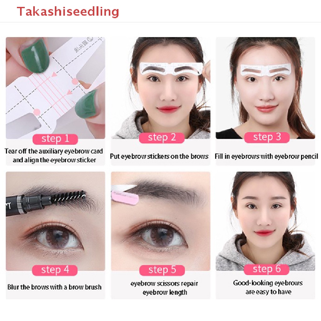 Set 24 / 48 / 52 Cặp Thẻ Dán Định Hình Lông Mày Nhanh Chóng Tiện Lợi