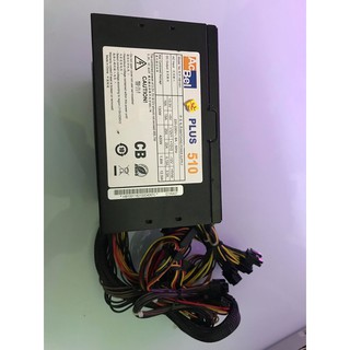 Nguồn máy tính AcBel E2-510 Plus - 510W Cân mọi loại VGA ( 4 cổng nguồn phụ )Đẹp Keng Như Mới