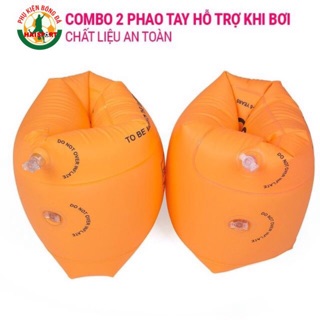 2 Phao tay tập bơi cho bé -Phao bơi đeo tay tập bơi an toàn,Đủ màu, Hồng,Xanh,Cam,Vàng