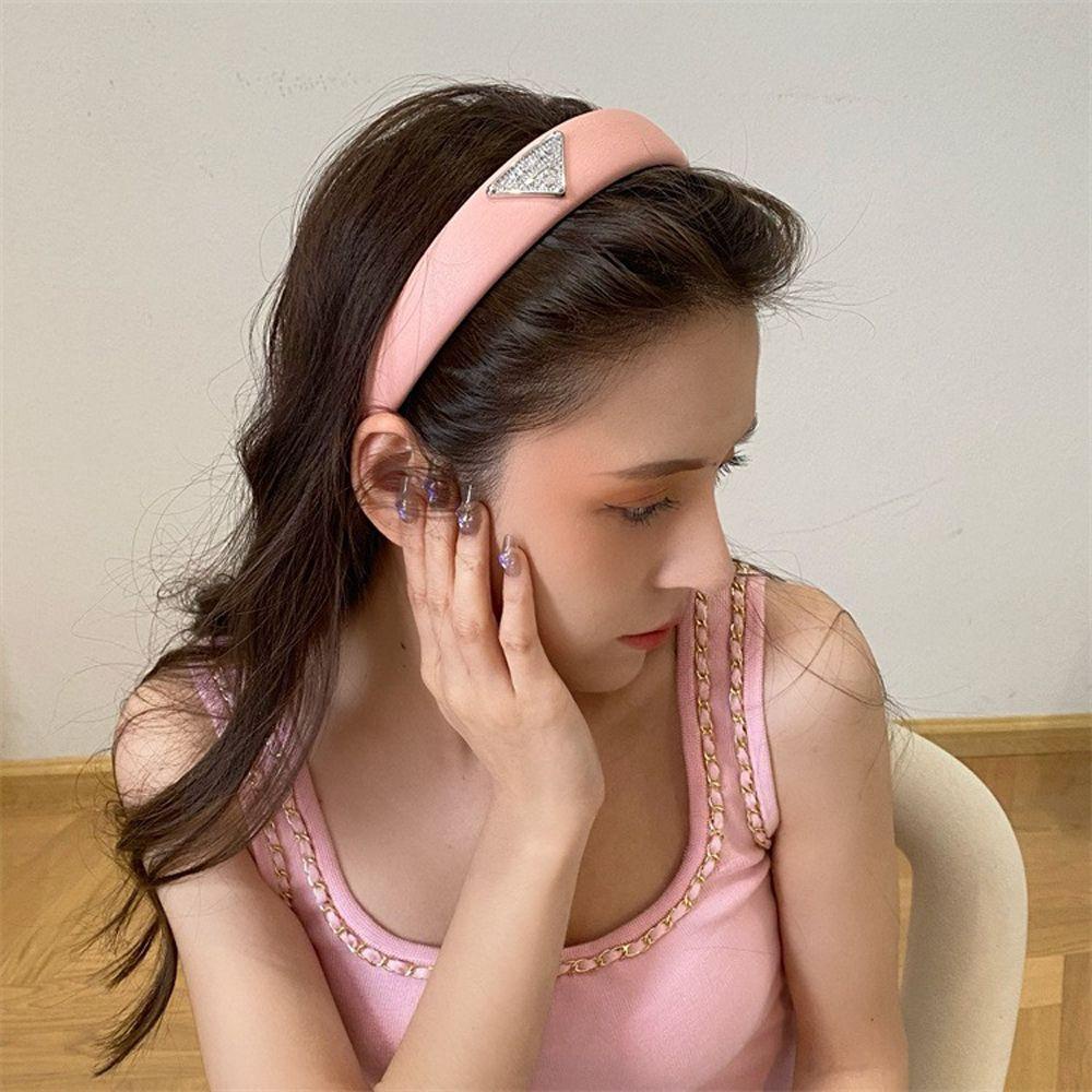 Băng Đô Cài Tóc Hình Tam Giác Màu Ngà Phong Cách Vintage Ngọt Ngào Không Trơn Trượt Cho NữBăng Đô Cài Tóc Cho Nữ