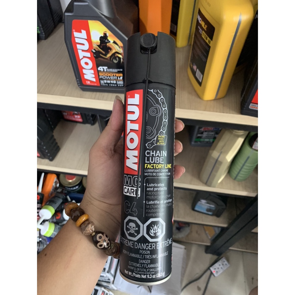 Xịt sên Motul Chain Lube Factory Line C4 400ml